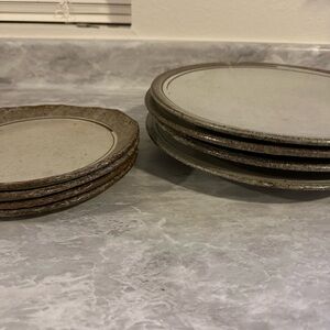 Masasho Kakugari Stoneware Dinner Plate Set